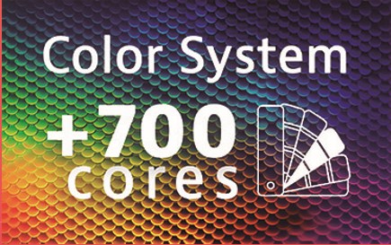 Color System, mais de 700 cores